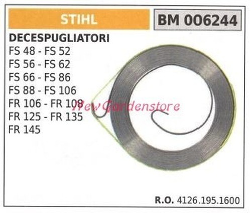 Ressort démarrage stihl - démarrage,